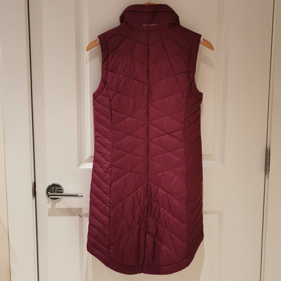 Columbia Women's Long Light Puffer Vest, XS - Picture 2 of 4